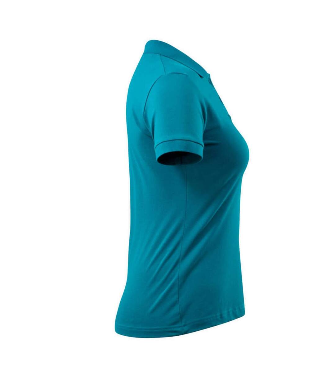 Womens/ladies Grasse Crossover Polo Shirt Petroleum Blue Mascot-4