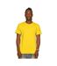 Unisex Adult Supreme Organic Combed T-shirt Yellow Casual Classics-1