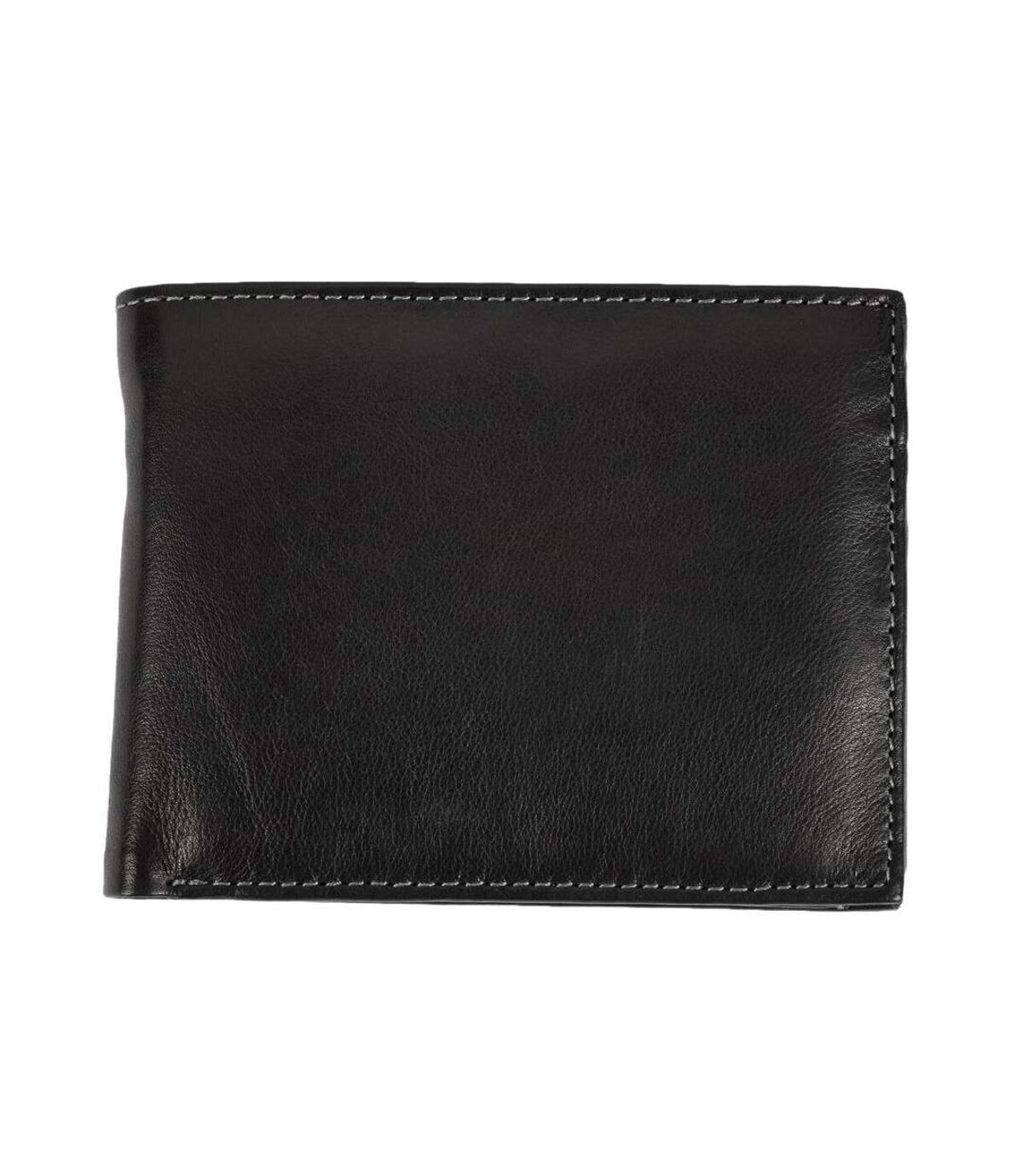 Eastern Counties Leather - Portefeuille à trois volets - Homme (Noir) (Taille unique) - UTEL323