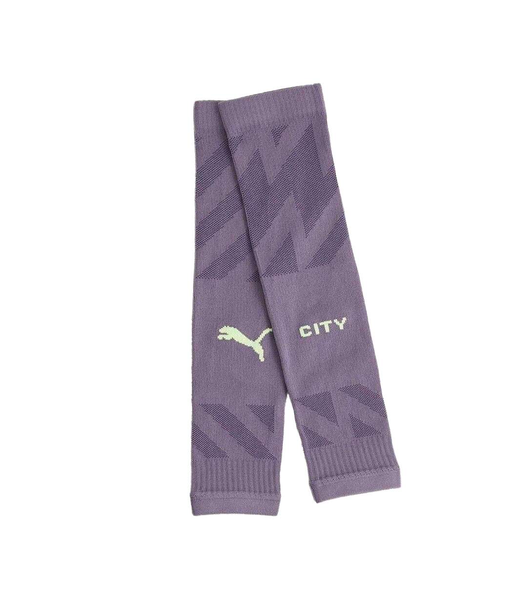 Mens Manchester City Fc Goalkeeper Socks Purple Charcoal Puma-1