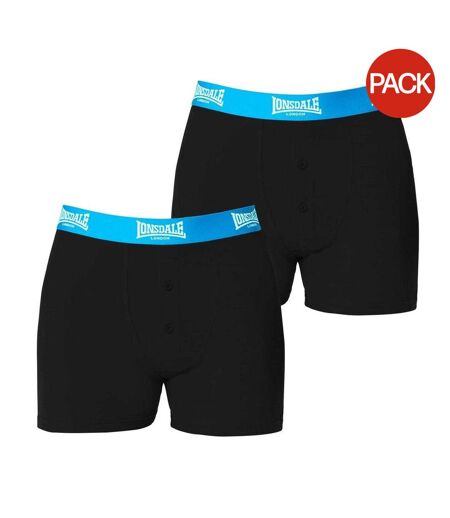 Boxers Homme Noir Bleu Vif Lonsdale