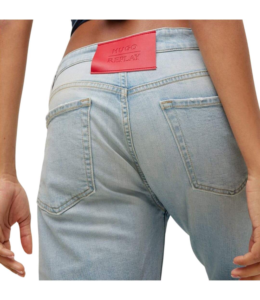Jean Femme Bleu Clair Hugo-3