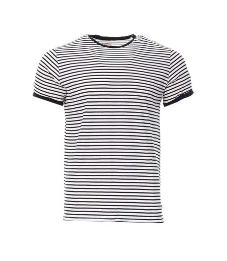 T-Shirt Blanc/Bleu Homme American People Temer - L