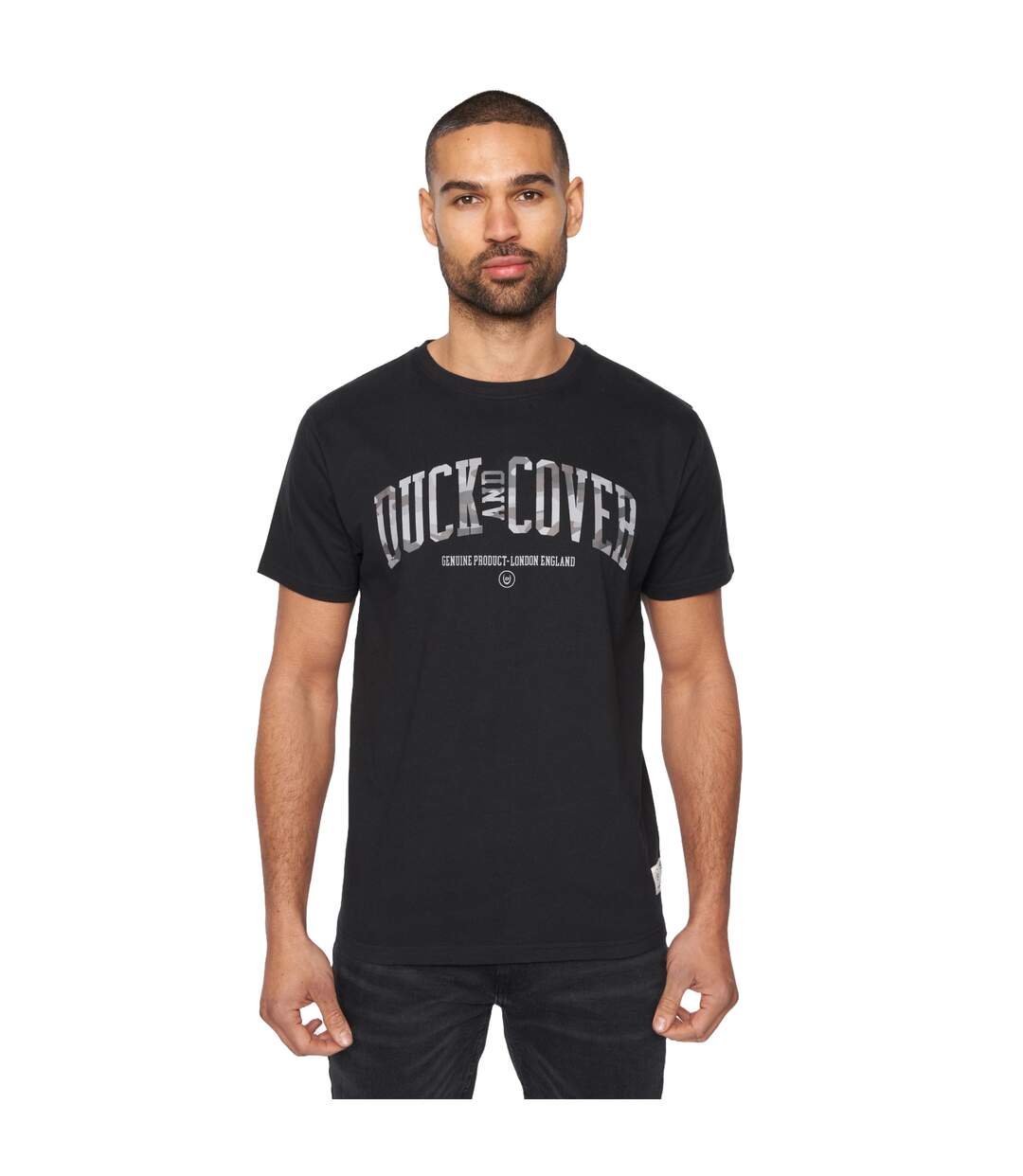 T-shirt shaffer homme noir Duck and Cover