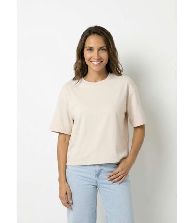 T-shirt loose extensible manches courtes