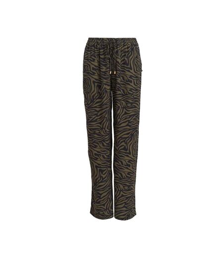 Pantalons fluide kaki femme marge