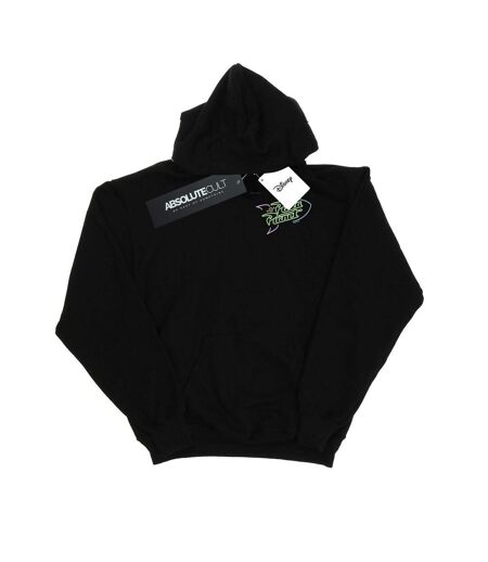 Disney Pull à capuche à imprimé poitrine de Toy Story Neon Pizza Planet Womens/Ladies (Noir) - UTBI15243