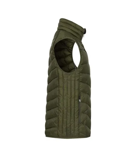 Mens Idaho Body Warmer Fog Green Clique