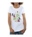 Disney T-shirt en coton Femme/Madame Mickey et Minnie - Arbre de Noël (Blanc) - UTBI48685-3