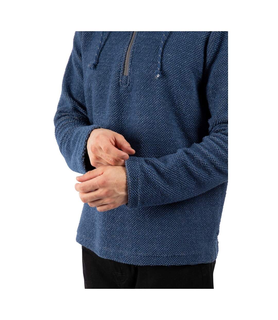Mens Falmouthfloss Sweatshirt Smokey Blue Trespass-4