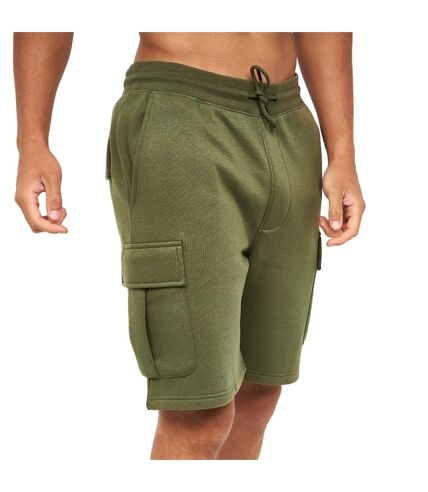 Short cargo seagaro homme olive foncée Crosshatch