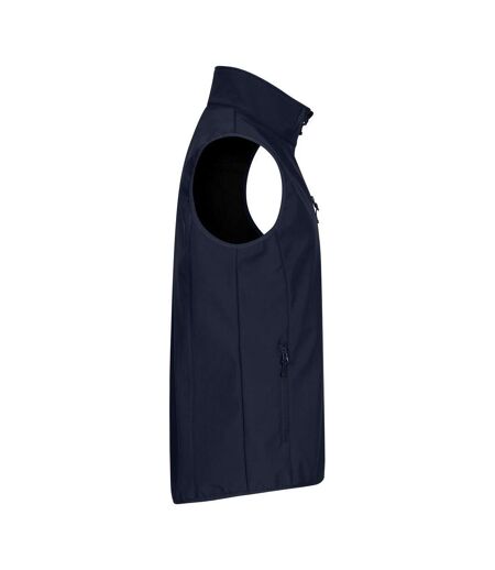 Veste Softshell Classic Homme Bleu Marine Foncé Clique