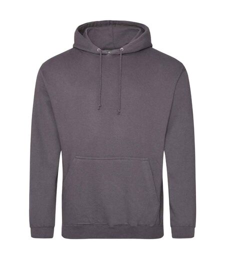 Sweat à capuche college adulte gris acier Awdis Awdis