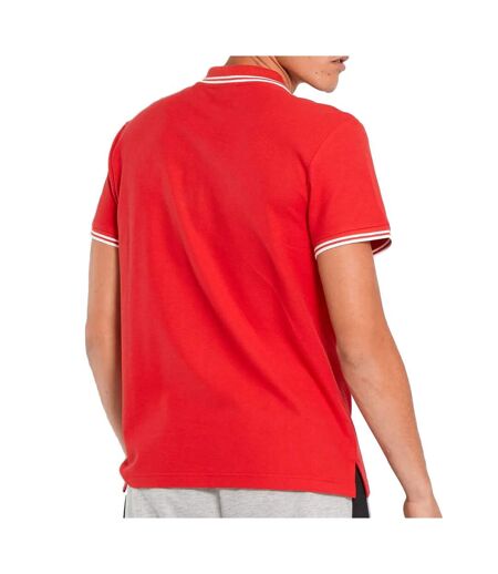 Polo Rouge Homme Umbro Net