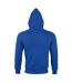 Sherpa sweatshirt à capuche et fermeture zippée homme bleu roi SOLS