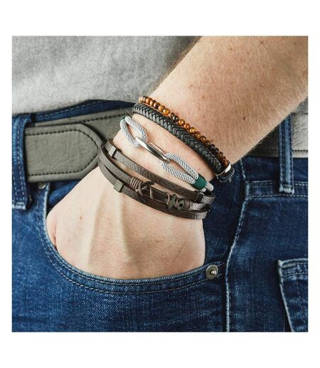 Bracelet gris/vert homme geographical norway 315035 - taille unique