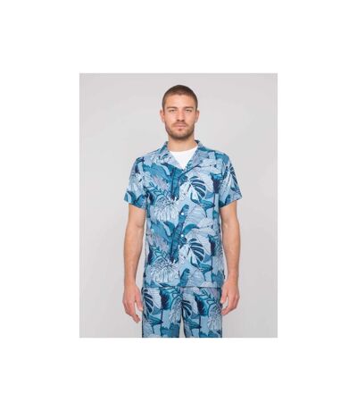 Chemise fluide manches courtes motifs DAMAULU