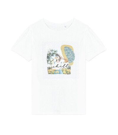 T-shirt Blanc Femme Teddy Smith Patchy - S