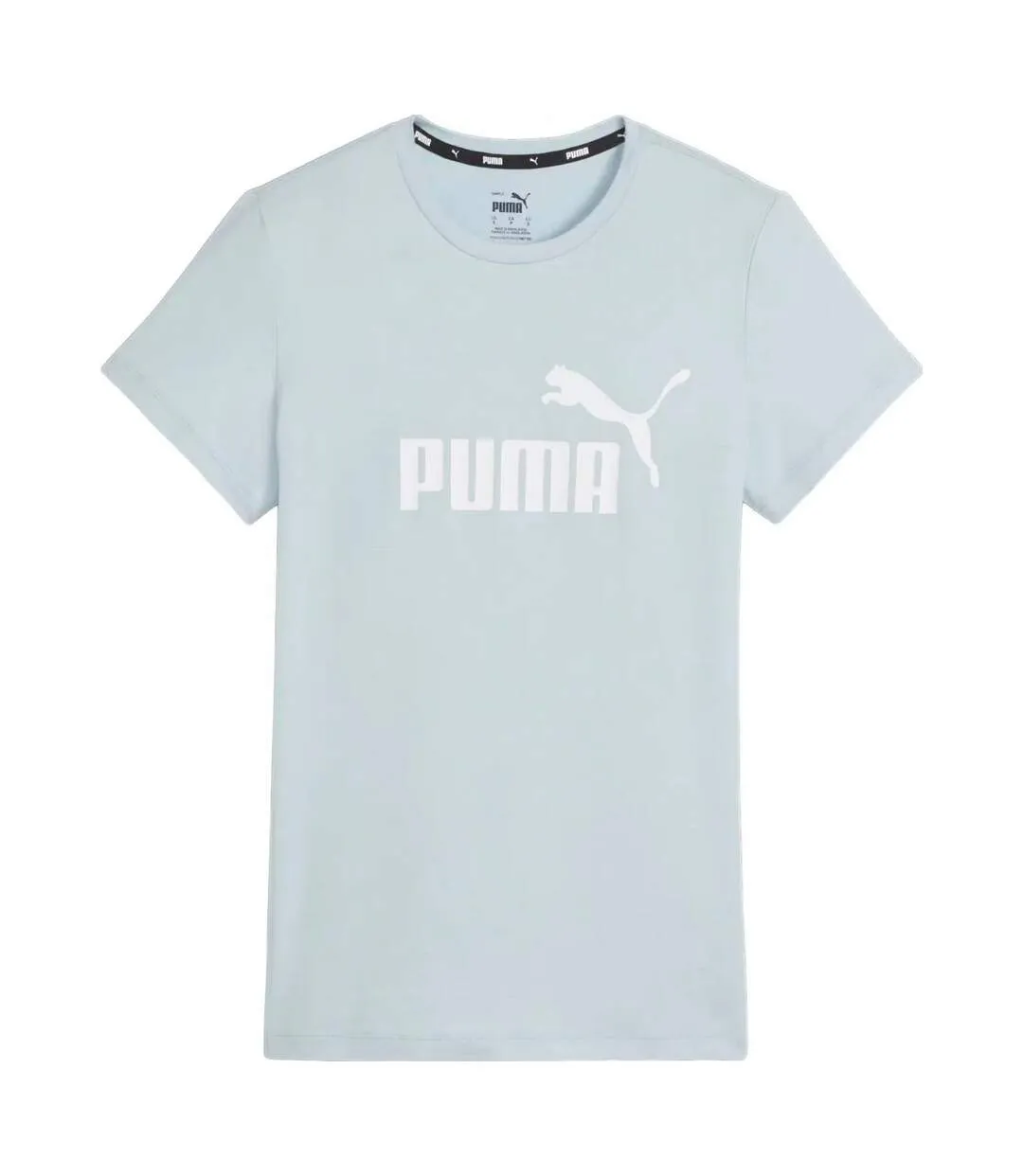 T-shirt Motif/style Logo Essential Femme Bleu Clair Puma-2