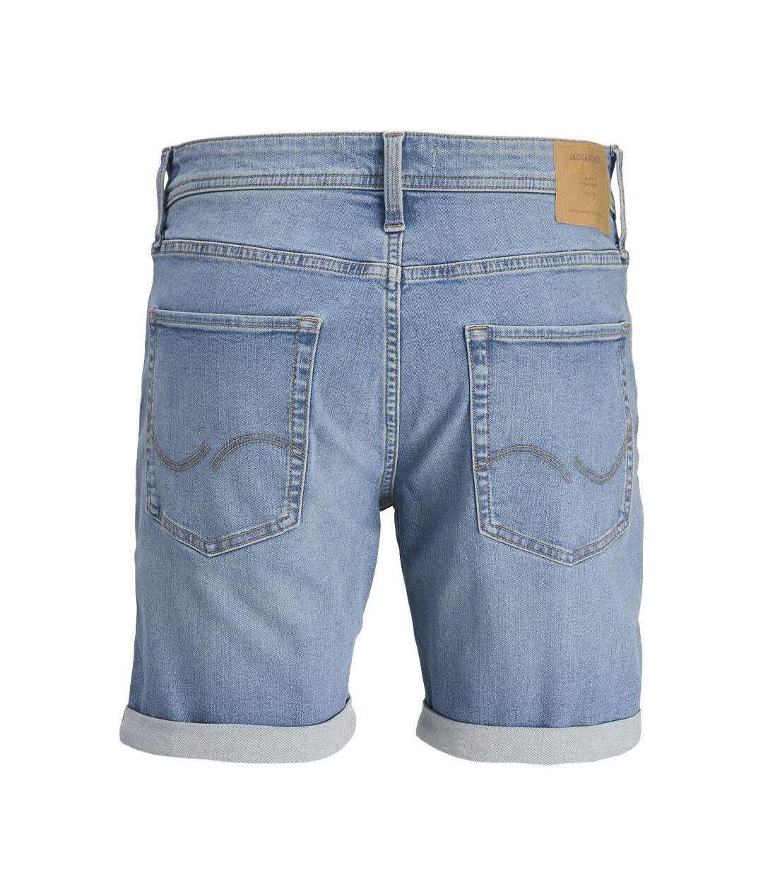 Short en jean bleu clair homme jack & jones rick - xl-2