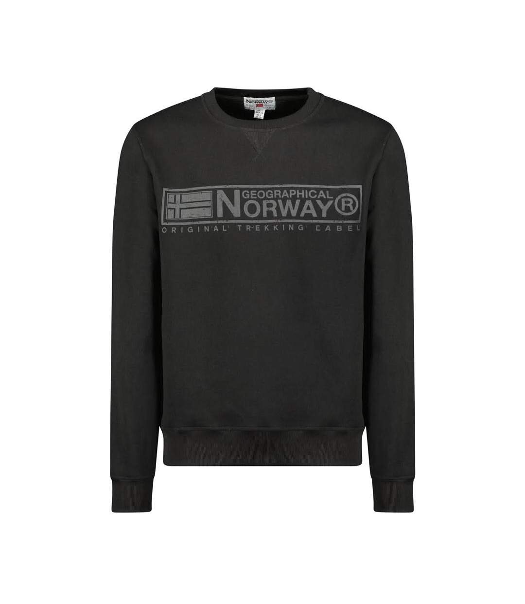Sweat noir homme geographical norway gantoine-1