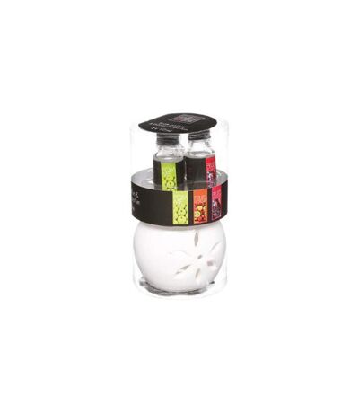 Brûle-Parfum & 3 Flacons d'Huiles Pura 10ml Fruits