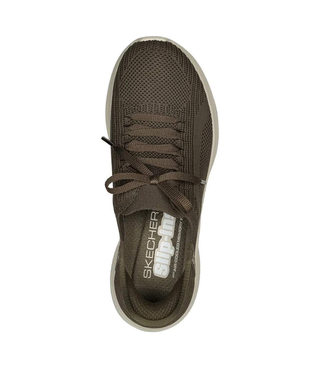 Womens/ladies ultra flex 3.0 brilliant casual shoes olive Skechers-4