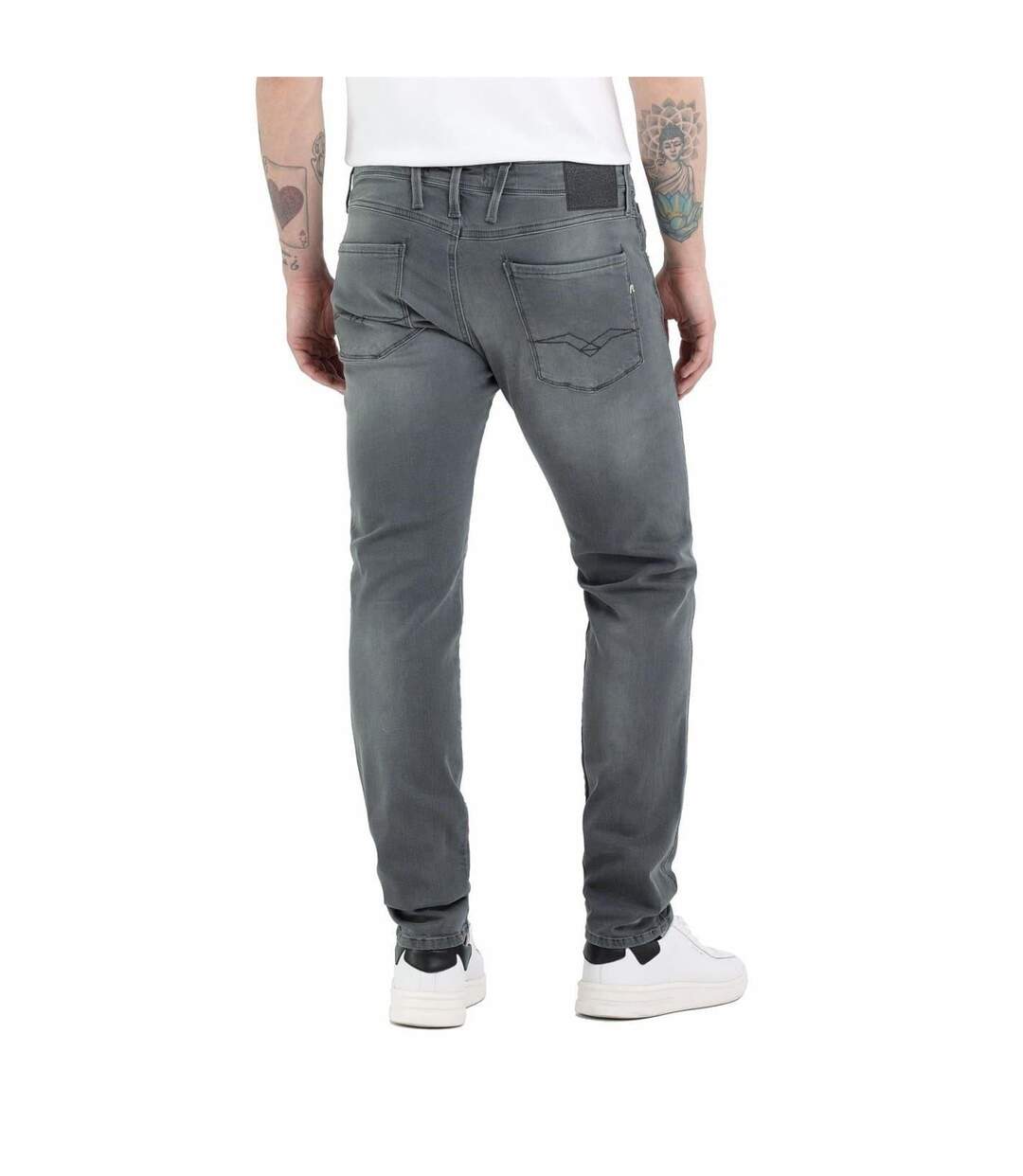 Jean Anbass Homme Gris Replay-2