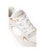 Womens/ladies Ezra Leather Everyday Trainers Beige Animal-4