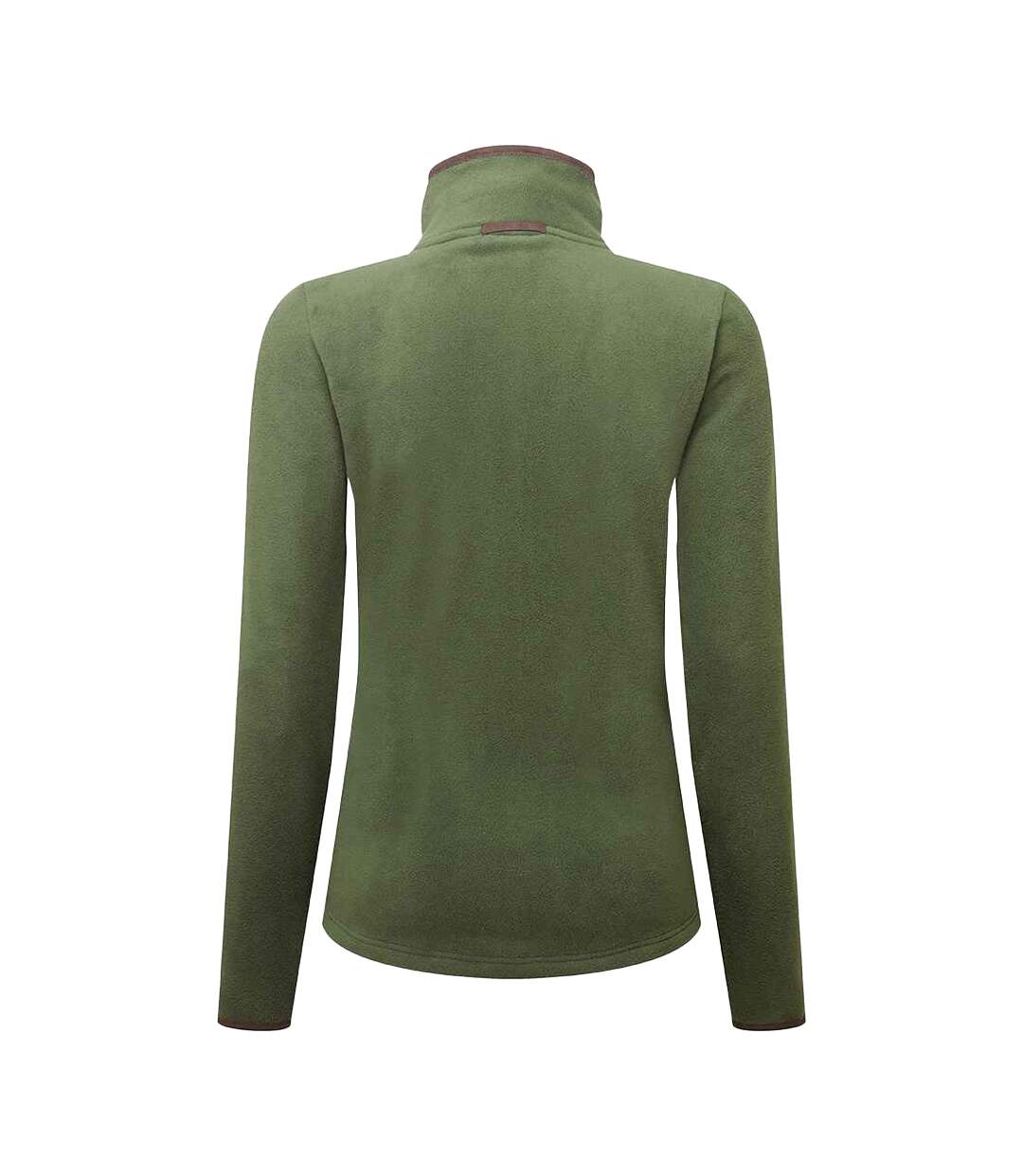 Veste polaire artisan femme vert kaki foncé / marron Premier