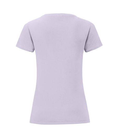 T-shirt Iconic Femme Lavande Clair Fruit Of The Loom