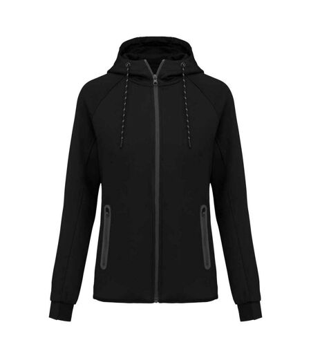 Proact Womens/Ladies Performance Hooded Jacket (Black) - UTPC6398