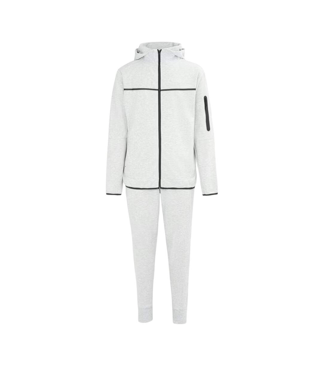 Ensemble De Survêtement Homme Gris Clair Lonsdale-1