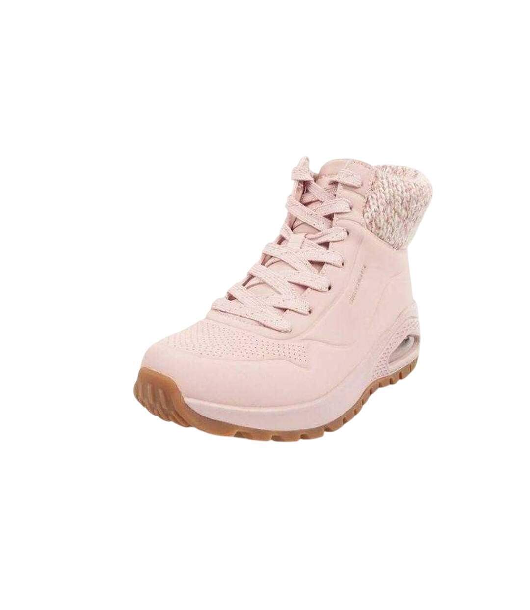 Après-skis Uno Rugged Femme Rose Skechers-1