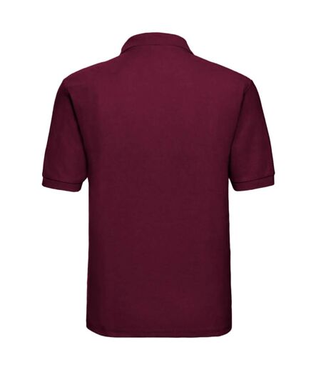 Polo À Manches Courtes Homme Bordeaux Russell