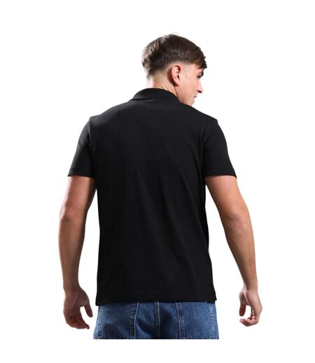 Mens Colour Block Polo Shirt Black Lacoste