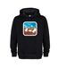Sweat À Capuche Motif/style Sensation Mirror Sign Adulte Noir Amplified-1