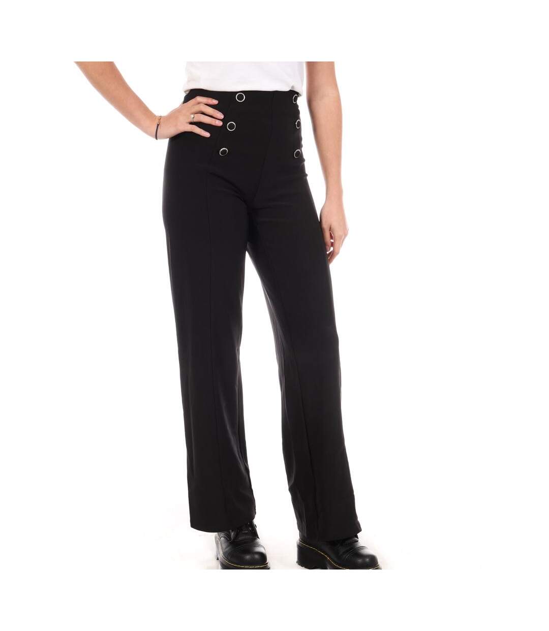 Pantalon noir femme monday premium 0088-1
