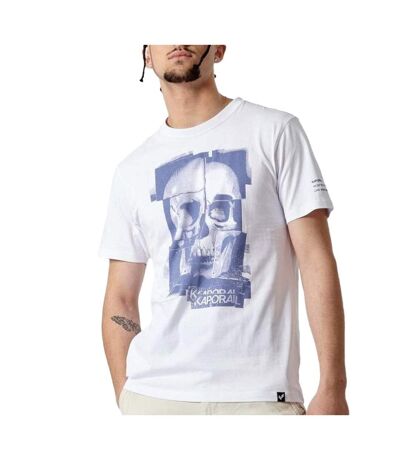 T-Shirt blanc/bleu homme kaporal berto