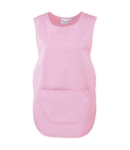 Premier Ladies/Womens Pocket Tabard / Workwear (Pink) (UTRW1078)