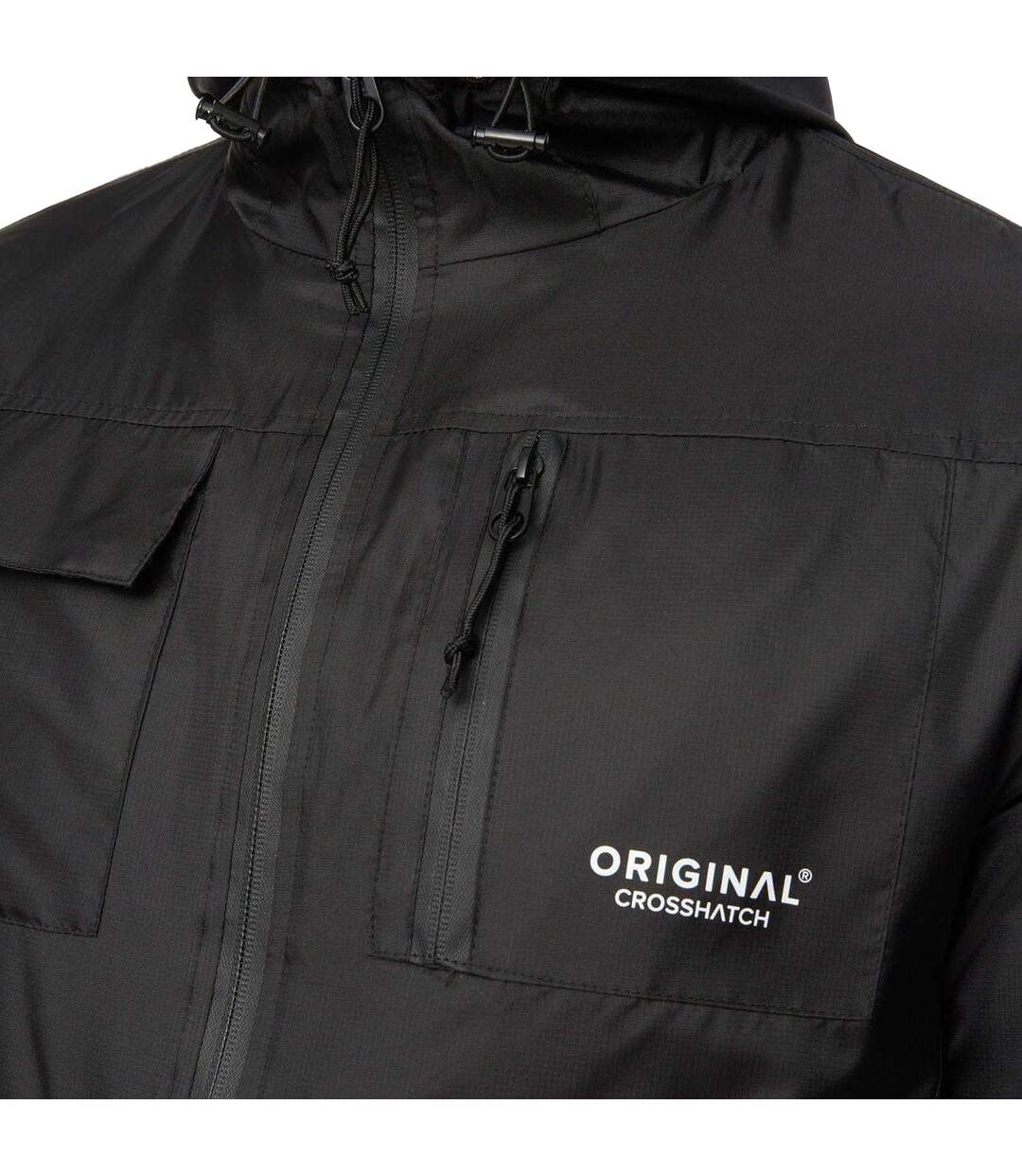 Veste Utilate Homme Noir Crosshatch-4