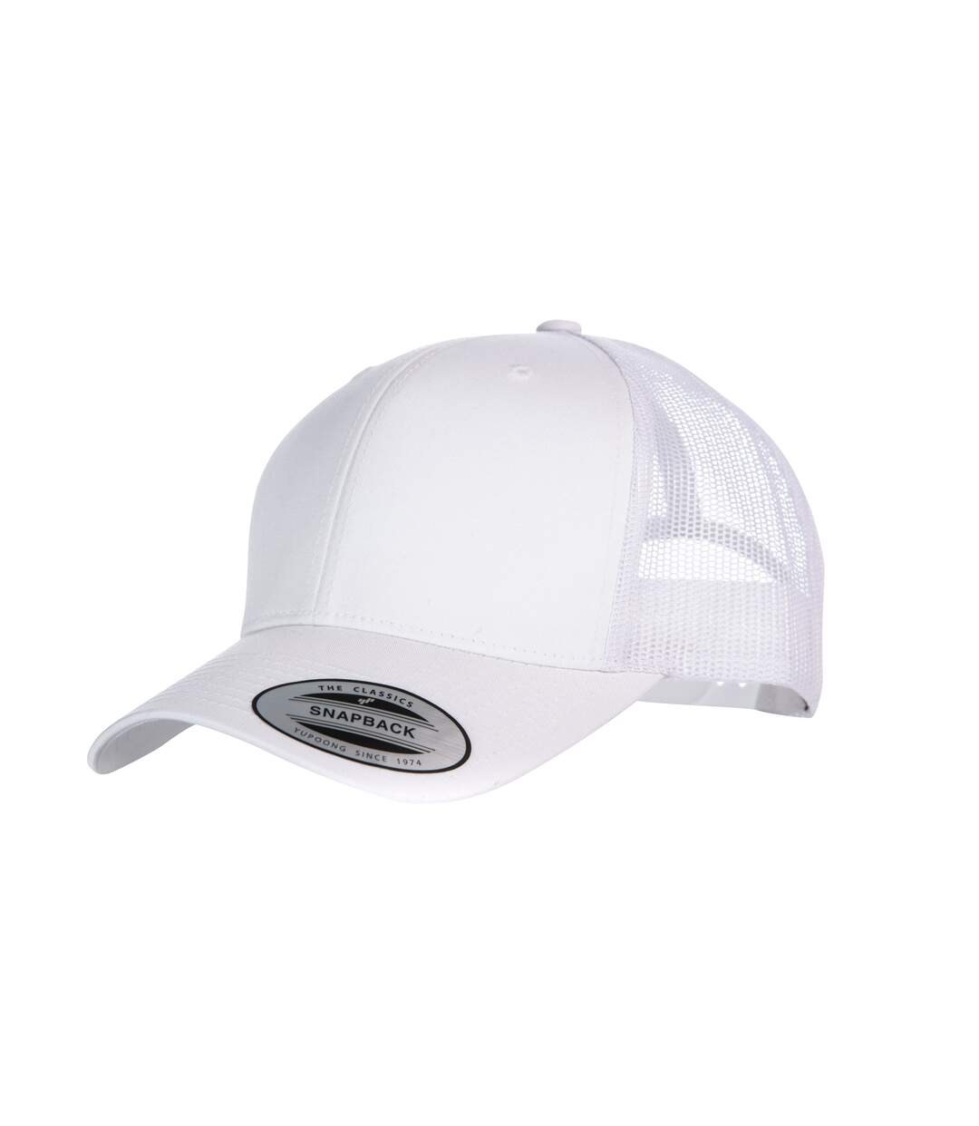 Casquette adulte unisexe blanc Yupoong-1