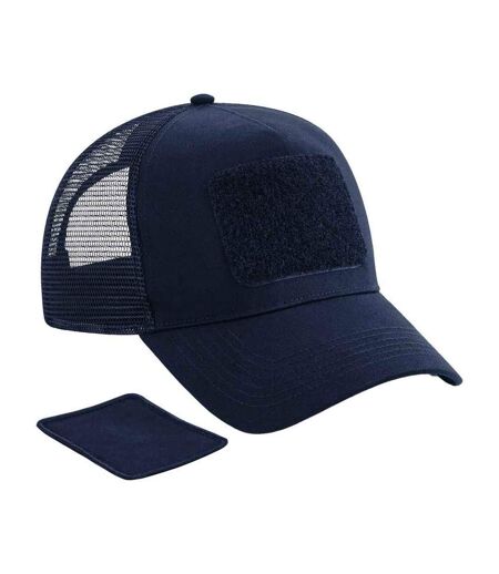 Unisex Adult Patch Snapback Cap French Navy Beechfield