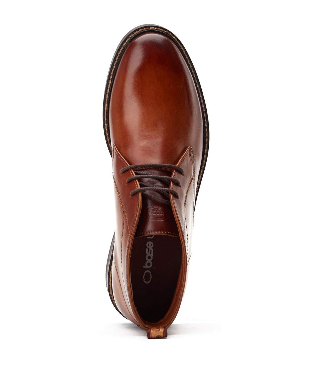 Bottines chukka knebworth homme marron clair Base London-1