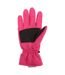 Womens/ladies ski gloves pink Mountain Warehouse