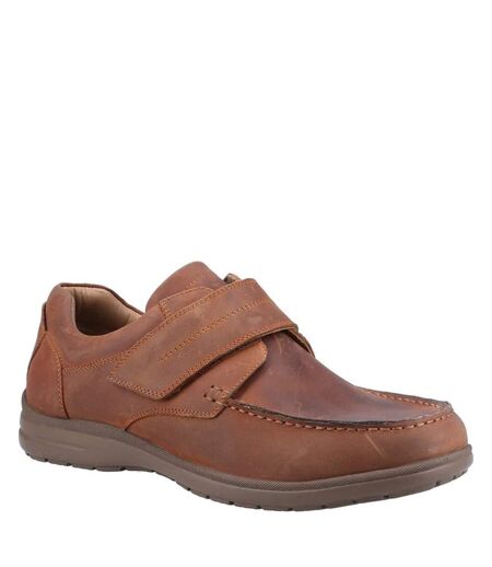 Fleet & Foster Mens David Leather Shoes (Tan) - UTFS9937