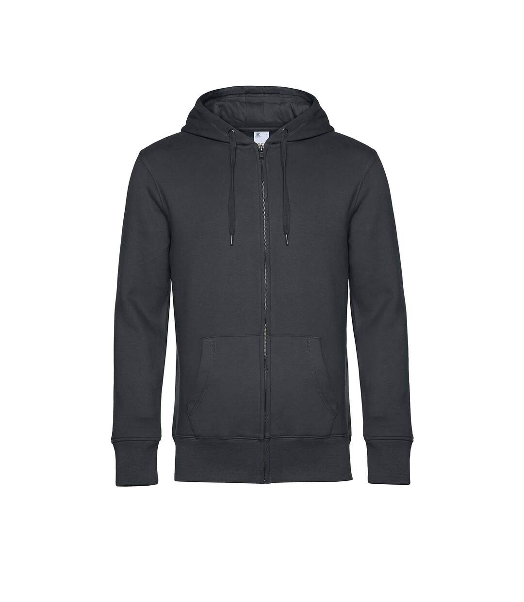 Sweat À Capuche Zippé Mens King Anthracite B&C-1
