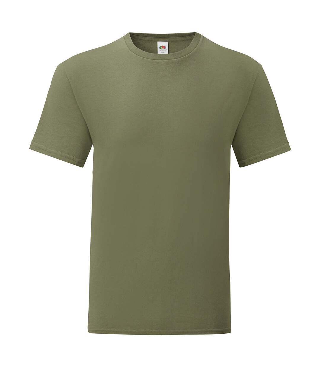 T-shirt iconic homme olive classique Fruit of the Loom-3