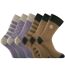 Lot de 6 paires de chaussettes de ville Town ED Serge Blanco-1