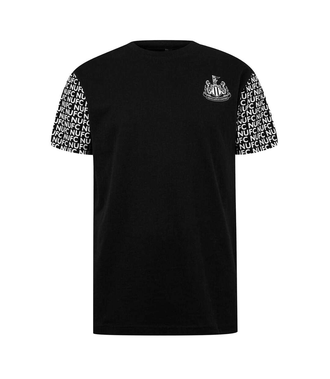 Mens Newcastle United Fc T-shirt Black Source Lab-1